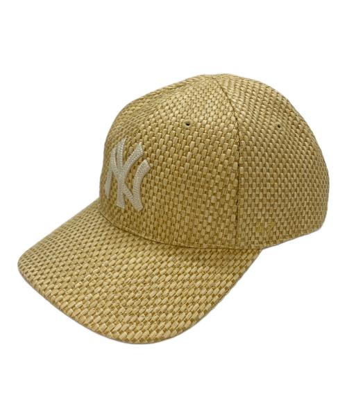 New Era（ニューエラ）New Era (ニューエラ) KITH (キス) Raffia Franchise LS Cap/キャップ ベージュ サイズ:SIZE XLの古着・服飾アイテム