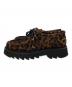 AMI Alexandre Mattiussi (アミアレクサンドルマテュッシ) レオパード プラットフォームシューズ　HSV016833 ブラウン サイズ:SIZE 42：20000円