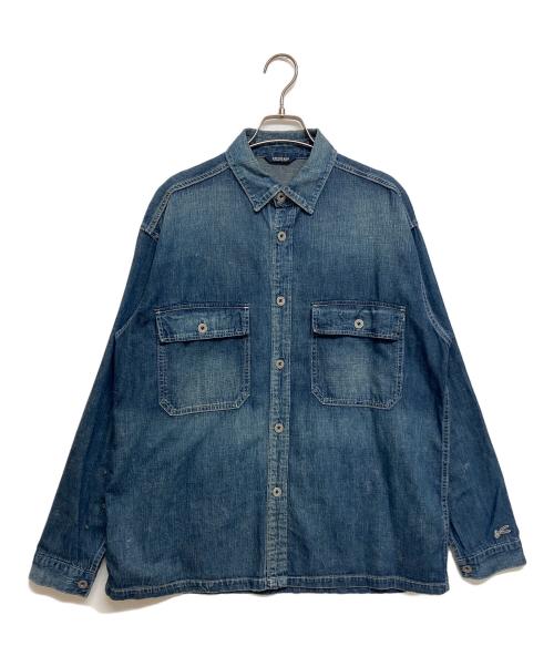 Denham（デンハム）Denham (デンハム) MARS CRAFT DENIM SHIRT　01-24-08-43-009 インディゴ サイズ:不明の古着・服飾アイテム