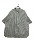 FreshServiceフレッシュサービス）の古着「DRY OXFORD CORPORATE S/S B.D. SHIRT/オーバーサイズシャツ」｜グリーン