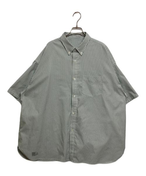 FreshService（フレッシュサービス）FreshService (フレッシュサービス) DRY OXFORD CORPORATE S/S B.D. SHIRT/オーバーサイズシャツ グリーン サイズ:SIZE  Freeの古着・服飾アイテム