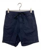 ANSNAMアンスナム）の古着「dry short pants 平織りウールリネン」｜ネイビー