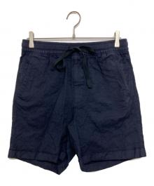 ANSNAM（アンスナム）の古着「dry short pants 平織りウールリネン」｜ネイビー