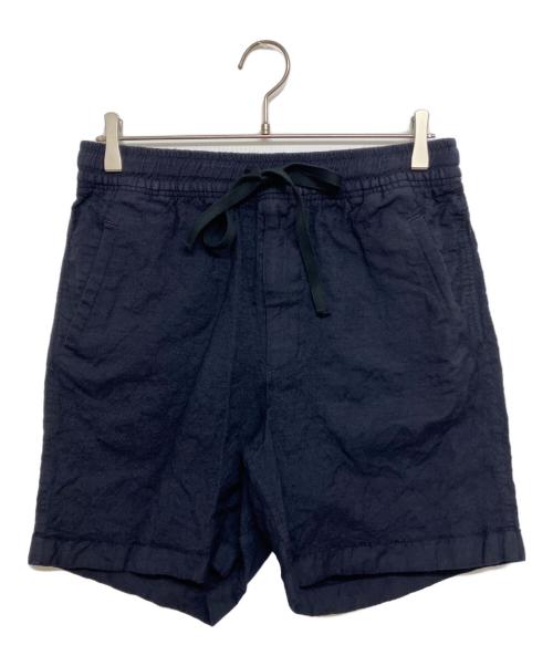 ANSNAM（アンスナム）ANSNAM (アンスナム) dry short pants 平織りウールリネン ネイビー サイズ:SIZE02の古着・服飾アイテム