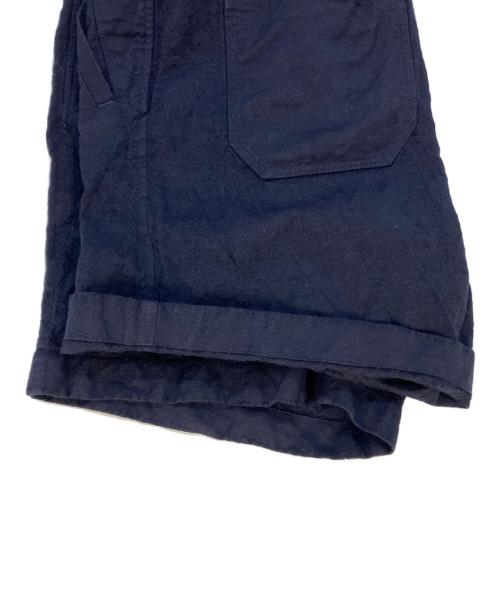 ANSNAM（アンスナム）ANSNAM (アンスナム) dry short pants 平織りウールリネン ネイビー サイズ:SIZE02の古着・服飾アイテム