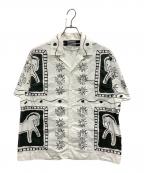 jacquemusジャックムス）の古着「La chemise Jean/プリントボーリングシャツ」｜ホワイト×ブラック