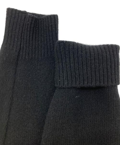 COMME des GARCONS SHIRT（コムデギャルソンシャツ）COMME des GARCONS SHIRT wool nylon thin serge garment treated/ウール縮絨 袖ニット 4ボタン ジャケット　FN-J505 ブラック サイズ:SIZE Mの古着・服飾アイテム
