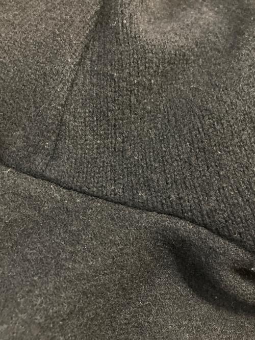 COMME des GARCONS SHIRT（コムデギャルソンシャツ）COMME des GARCONS SHIRT wool nylon thin serge garment treated/ウール縮絨 袖ニット 4ボタン ジャケット　FN-J505 ブラック サイズ:SIZE Mの古着・服飾アイテム