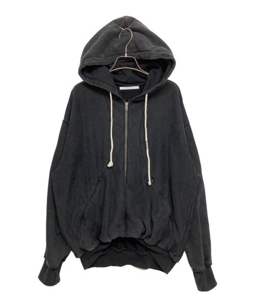 THEREDTHRED（ザレッドスレッド）THEREDTHRED (ザレッドスレッド) フェードジップパーカー グレー サイズ:SIZE Freeの古着・服飾アイテム