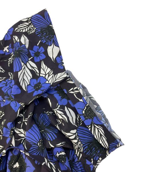 christian wijnants（クリスチャン ワイナンツ）christian wijnants (クリスチャン ワイナンツ) 花柄ワンピース ネイビー×ブルー サイズ:SIZE36の古着・服飾アイテム