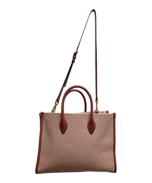 MICHAEL KORS（マイケルコース）MICHAEL KORS (マイケルコース) 2WAYバッグ ピンク サイズ:実寸参照の古着・服飾アイテム