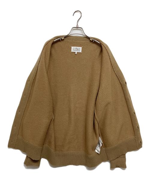 Maison Margiela（メゾンマルジェラ）Maison Margiela (メゾンマルジェラ) 5G エルボーパッチ ニット カーディガン ベージュ サイズ:SIZE XSの古着・服飾アイテム
