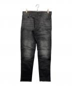 G-STAR RAWジースターロゥ）の古着「Biker Patched Slim Jeans　」｜ブラック