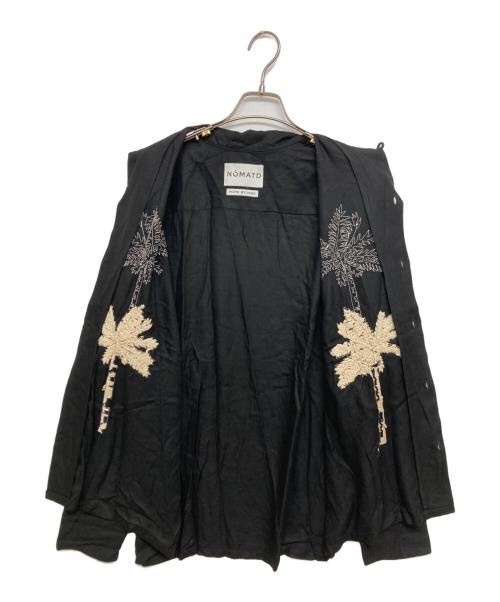 NOMA t.d.（ノーマティーディー）NOMA t.d. (ノーマティーディー) Palm Tree Hand Embroidery LS Shirt　N37-EM05 ブラック サイズ:SIZE 4の古着・服飾アイテム