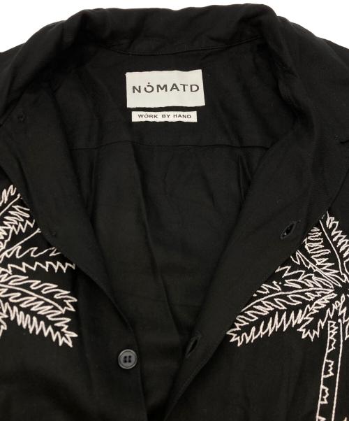 NOMA t.d.（ノーマティーディー）NOMA t.d. (ノーマティーディー) Palm Tree Hand Embroidery LS Shirt　N37-EM05 ブラック サイズ:SIZE 4の古着・服飾アイテム