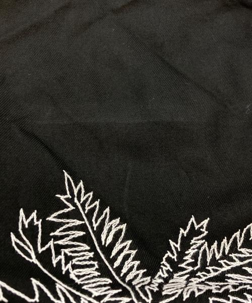 NOMA t.d.（ノーマティーディー）NOMA t.d. (ノーマティーディー) Palm Tree Hand Embroidery LS Shirt　N37-EM05 ブラック サイズ:SIZE 4の古着・服飾アイテム