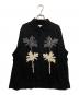 NOMA t.d.（ノーマティーディー）の古着「Palm Tree Hand Embroidery LS Shirt　N37-EM05」｜ブラック