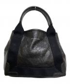 BALENCIAGAバレンシアガ）の古着「レザーハンドバッグ」｜ブラック