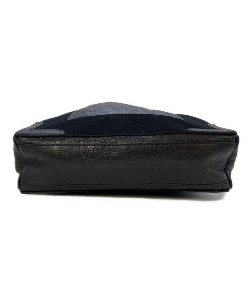 BALENCIAGA（バレンシアガ）BALENCIAGA (バレンシアガ) レザーハンドバッグ ブラック サイズ:実寸参照の古着・服飾アイテム