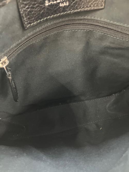 BALENCIAGA（バレンシアガ）BALENCIAGA (バレンシアガ) レザーハンドバッグ ブラック サイズ:実寸参照の古着・服飾アイテム