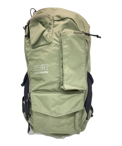 MM6 Maison Margiela（エムエムシックスメゾンマルジェラ）MM6 Maison Margiela (エムエムシックスメゾンマルジェラ) SALOMON (サロモン) TRAILBLAZERバックパック　SB5WA0009 グリーン サイズ:実寸サイズを参照くださいの古着・服飾アイテム