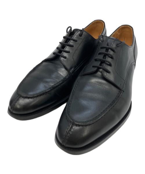 UNION IMPERIAL（ユニオンインペリアル）UNION IMPERIAL (ユニオンインペリアル) Uチップレザーシューズ　U2023 ブラック サイズ:SIZE 7の古着・服飾アイテム
