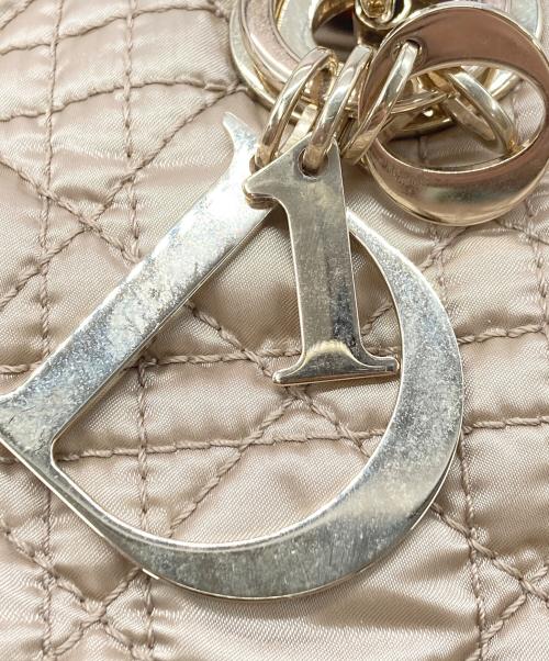 Christian Dior（クリスチャン ディオール）Christian Dior (クリスチャン ディオール) チャーミングロック カナージュ サテン ショルダーバッグ ゴールド サイズ:実寸サイズを参照くださいの古着・服飾アイテム