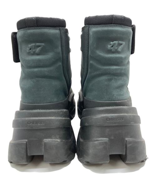 CHRISLV（クリスエルヴィ）CHRISLV (クリスエルヴィ) CHALLENGERミリタリーブーツ ブラック サイズ:SIZE 44の古着・服飾アイテム