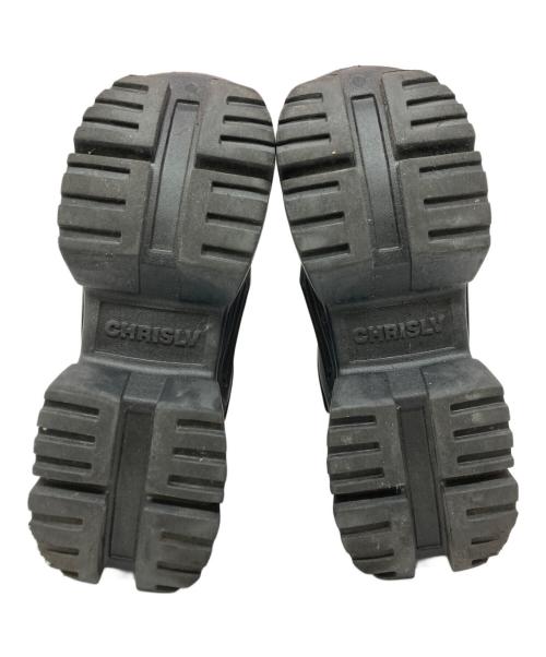 CHRISLV（クリスエルヴィ）CHRISLV (クリスエルヴィ) CHALLENGERミリタリーブーツ ブラック サイズ:SIZE 44の古着・服飾アイテム