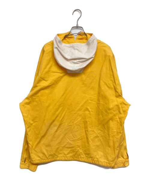 J.CREW（ジェイクルー）J.CREW (ジェイクルー) ツートーンアノラックパーカー アイボリー×イエロー サイズ:SIZE Lの古着・服飾アイテム