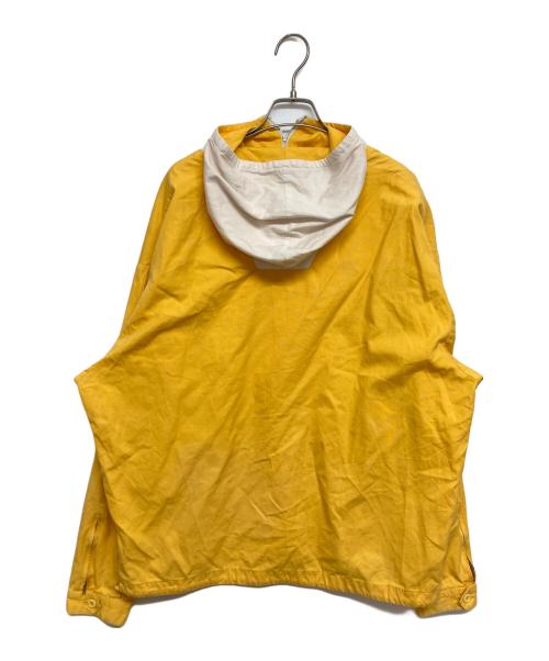 J.CREW（ジェイクルー）J.CREW (ジェイクルー) ツートーンアノラックパーカー アイボリー×イエロー サイズ:SIZE Lの古着・服飾アイテム
