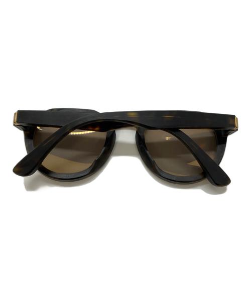 Maison Margiela（メゾンマルジェラ）Maison Margiela (メゾンマルジェラ) MYKITA MYLON (マイキータ マイロン) クラウンパント サングラス　MMRAW007 ブラウン サイズ:145 49▢23の古着・服飾アイテム