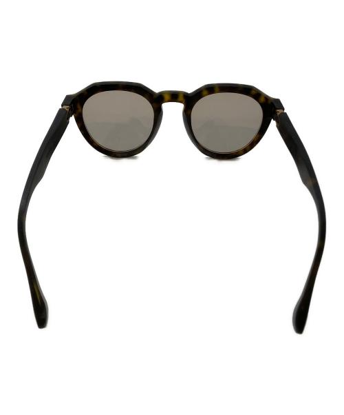 Maison Margiela（メゾンマルジェラ）Maison Margiela (メゾンマルジェラ) MYKITA MYLON (マイキータ マイロン) クラウンパント サングラス　MMRAW007 ブラウン サイズ:145 49▢23の古着・服飾アイテム