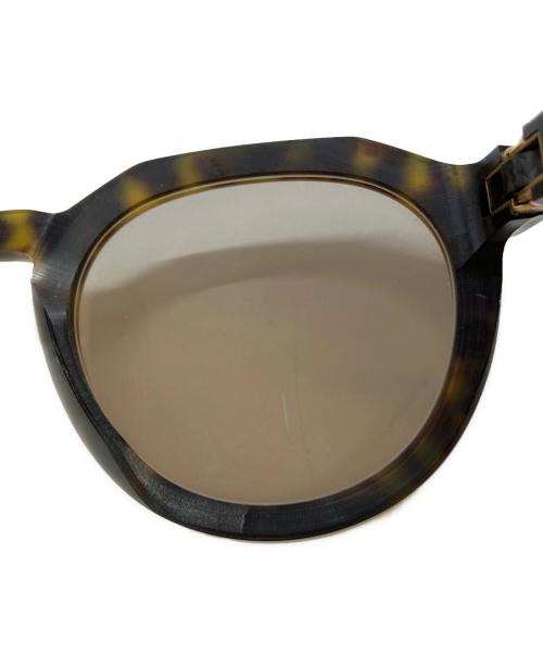 Maison Margiela（メゾンマルジェラ）Maison Margiela (メゾンマルジェラ) MYKITA MYLON (マイキータ マイロン) クラウンパント サングラス　MMRAW007 ブラウン サイズ:145 49▢23の古着・服飾アイテム