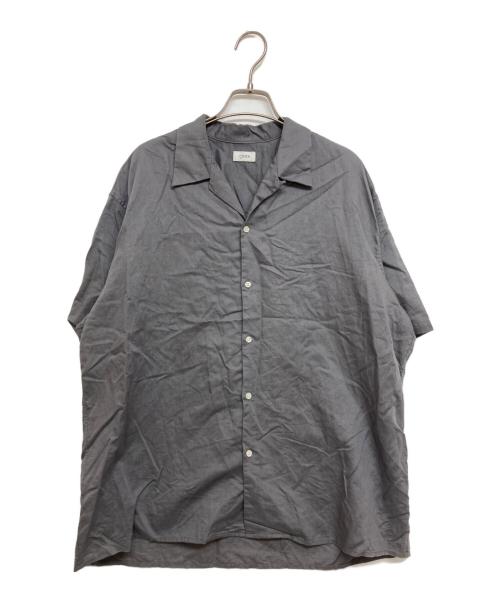 CIOTA（シオタ）CIOTA (シオタ) フレンチリネンス ビンコットン オープンカラーシャツ SHLM-112-CL グレー サイズ:SIZE 4の古着・服飾アイテム