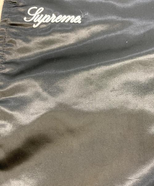 SUPREME（シュプリーム）Supreme (シュプリーム) Satin Track Pant ブラック サイズ:SIZE Mの古着・服飾アイテム