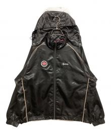 SUPREME（シュプリーム）の古着「Satin Hooded Track Jacket」｜ブラック