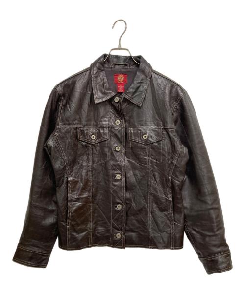GAP（ギャップ）GAP (ギャップ) オールドレザートラッカージャケット ブラウン サイズ:SIZE Lの古着・服飾アイテム