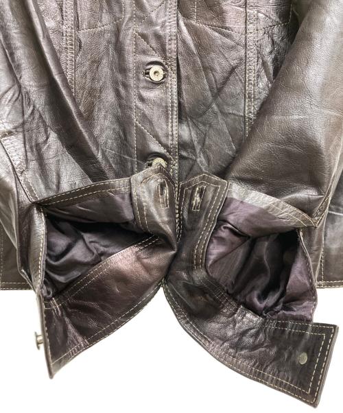 GAP（ギャップ）GAP (ギャップ) オールドレザートラッカージャケット ブラウン サイズ:SIZE Lの古着・服飾アイテム