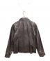 GAP (ギャップ) オールドレザートラッカージャケット ブラウン サイズ:SIZE L：16000円