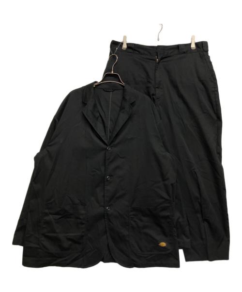 Dickies（ディッキーズ）Dickies (ディッキーズ) TRIPSTER (トリップスター) BEAMS (ビームス) 2B テーラードジャケット トラウザーパンツ セットアップ スーツ ブラック サイズ:SIZE XLの古着・服飾アイテム