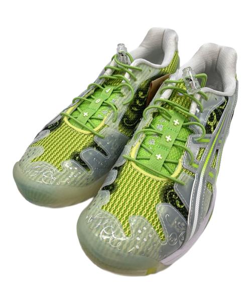 asics（アシックス）asics (アシックス) GEL-RESOLUTION 5 1203B186 ホワイト×グリーン サイズ:US8 未使用品の古着・服飾アイテム