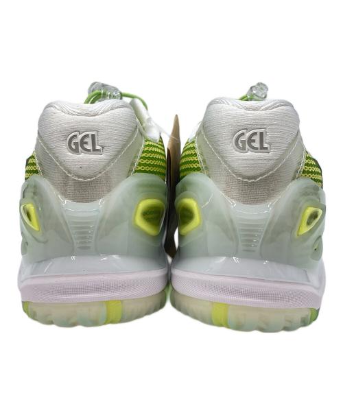 asics（アシックス）asics (アシックス) GEL-RESOLUTION 5 1203B186 ホワイト×グリーン サイズ:US8 未使用品の古着・服飾アイテム