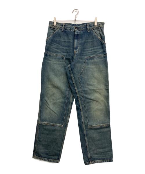 Carhartt WIP（カーハート ワーク イン プログレス）Carhartt WIP (カーハート ワーク イン プログレス) ダブルニーデニムパンツ　I032699.01.4Q.32 インディゴ サイズ:SIZE W32の古着・服飾アイテム