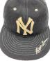 中古・古着 New Era (ニューエラ) POLO RALPH LAUREN (ポロ・ラルフローレン) クーパーズタウン ニューヨーク・ヤンキース キャップ ブラック サイズ:実寸サイズを参照ください：20000円