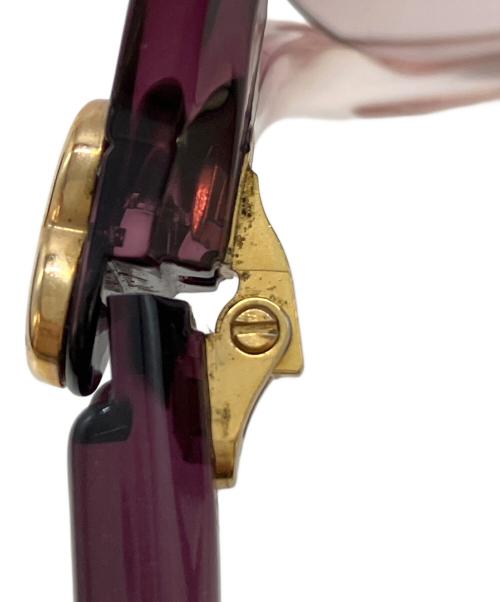 GUCCI（グッチ）GUCCI (グッチ) ラブリーハート サングラス　GG 3525 パープル サイズ:実寸サイズをご参照ください。の古着・服飾アイテム