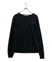 ALEXANDER WANG（アレキサンダー・ワン）の古着「ロングカットソー UCC2221526」｜ブラック