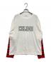 CELINE（セリーヌ）の古着「Loose T-Shirt in Cotton Jersey /ルーズ長袖Tシャツ RX077671Q.FZT4」｜ホワイト×レッド