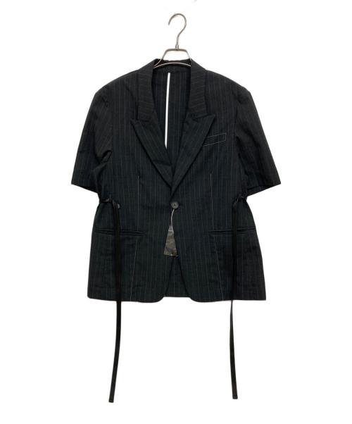 STUDIOUS（ステュディオス）STUDIOUS (ステュディオス) Half Sleeve Summer Wool Jacket/ハーフスリーブサマーウールジャケット 125453001 グレー サイズ:SIZE  1の古着・服飾アイテム