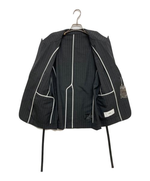 STUDIOUS（ステュディオス）STUDIOUS (ステュディオス) Half Sleeve Summer Wool Jacket/ハーフスリーブサマーウールジャケット 125453001 グレー サイズ:SIZE  1の古着・服飾アイテム